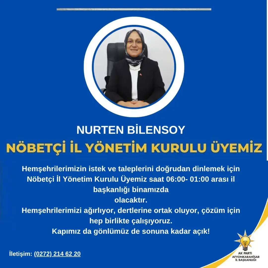 AK Parti Afyonkarahisar İl Başkanlığı'ndan Hemşehrilerle Buluşma