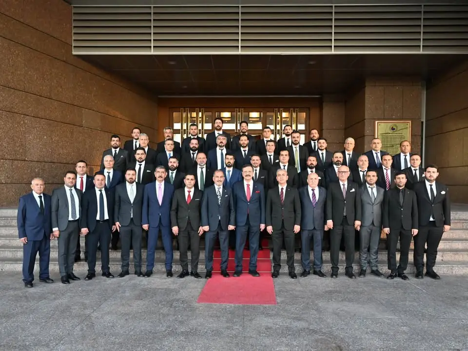 TOBB Başkanı Mustafa Rifat Hisarcıklıoğlu'nun Elazığ Ticaret ve Sanayi Odası'ndaki Yönetim Kurulu Üyeleriyle Buluşması