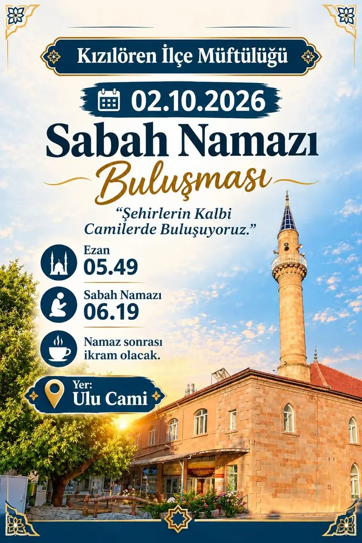 Kızılören Müftülüğü'nden Yeni Bir Paylaşım
