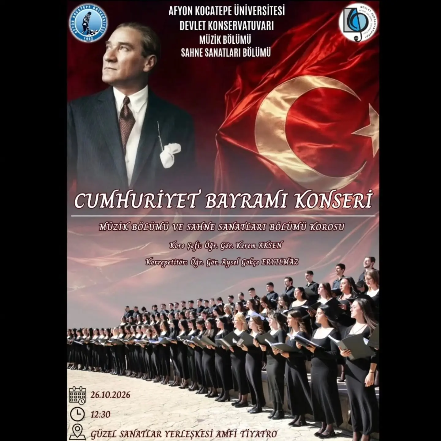 Cumhuriyet Bayramı Konseri 26 Ekim'de Gerçekleşecek