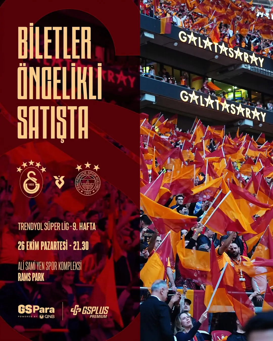 Galatasaray, GSPlus Premium Üyelerine Maç Biletlerini Satışa Çıkardı