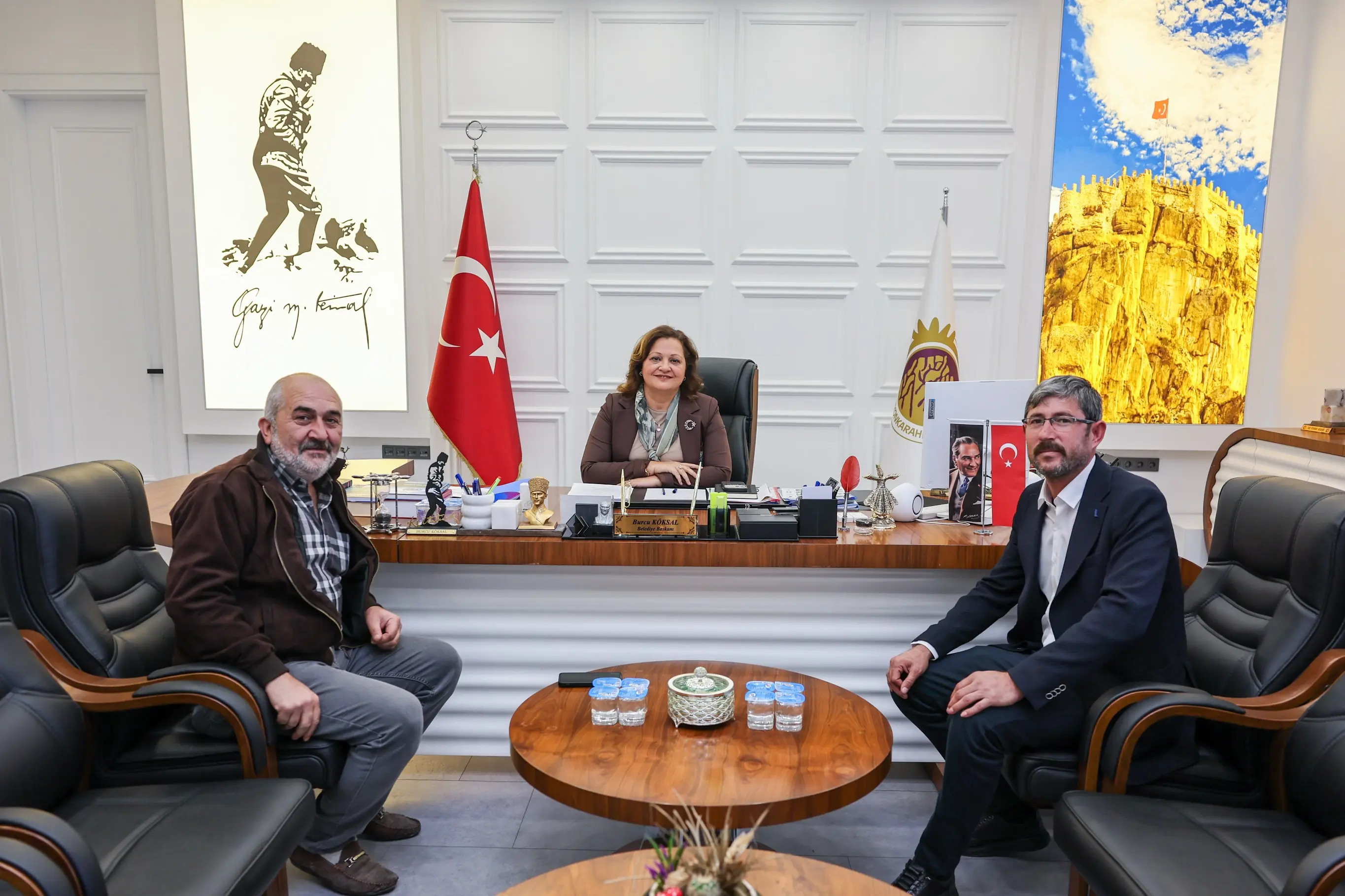 Mahalle Muhtarlarıyla Görüşme Gerçekleştirildi