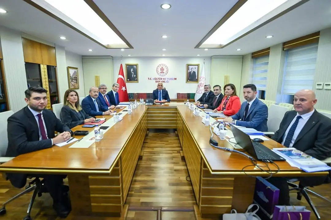 Ak Parti Afyonkarahisar Milletvekili Ali Özkaya, Kültür ve Turizm Bakanı Mehmet Nuri Ersoy'u Ziyaret Etti