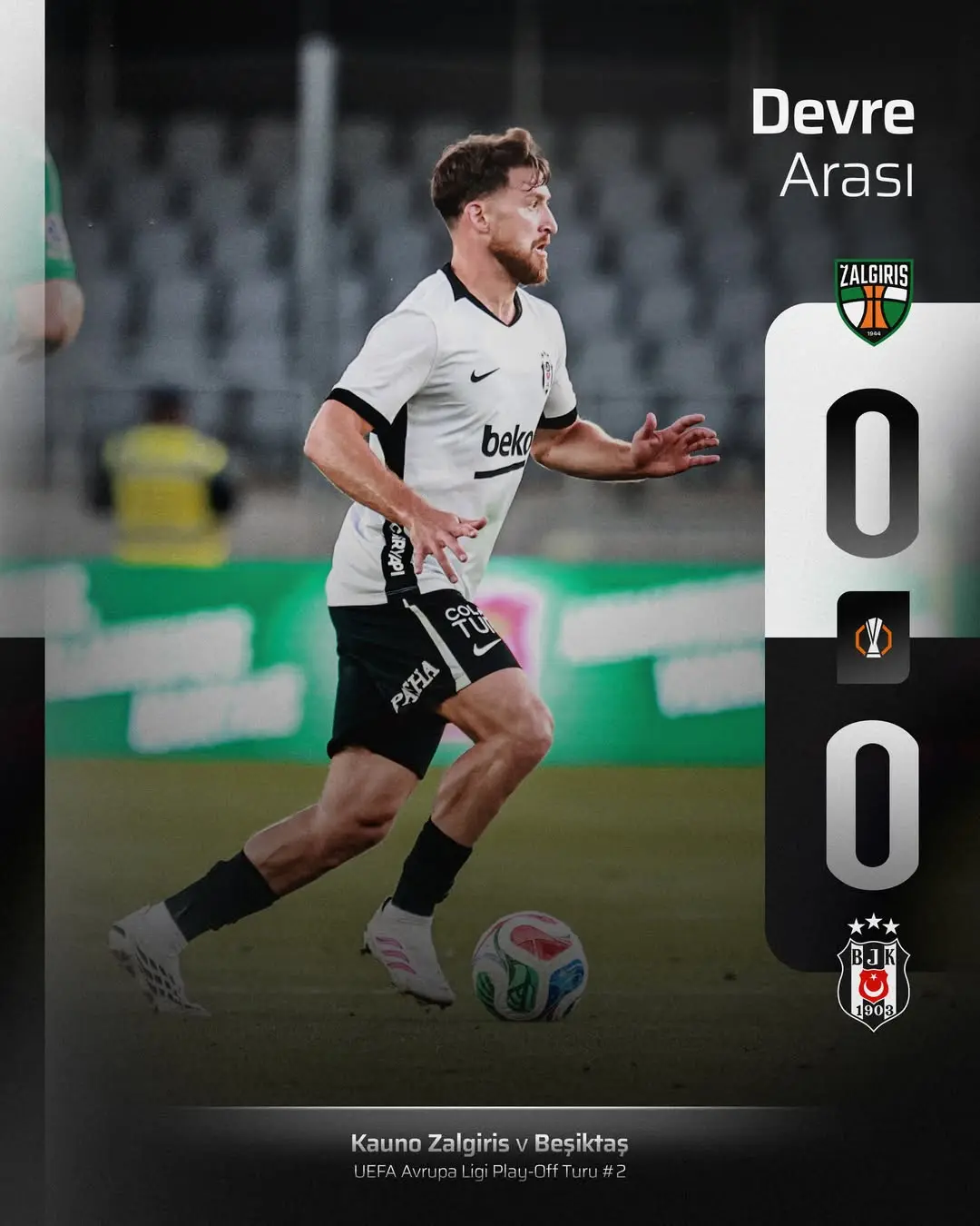 Beşiktaş Futbol Takımı Devre Arasında Durumu Açıkladı