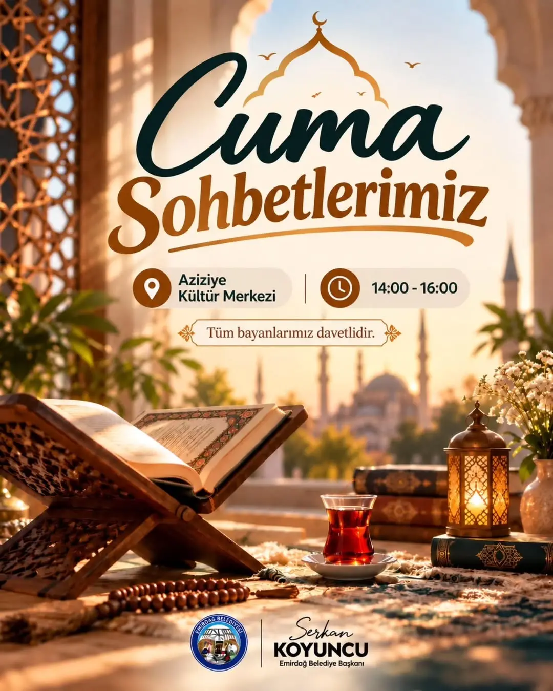 Emirdağ Belediyesi Cuma Sohbetleri'ne Davet Ediyor