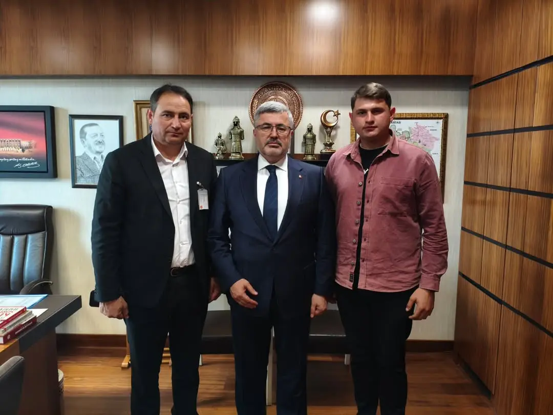 Ak Parti Milletvekili Ali Özkaya, Dinar Kınık Köyünden Adem ve İbrahim Sargın'ı Gazi Meclis'te Ağırladı