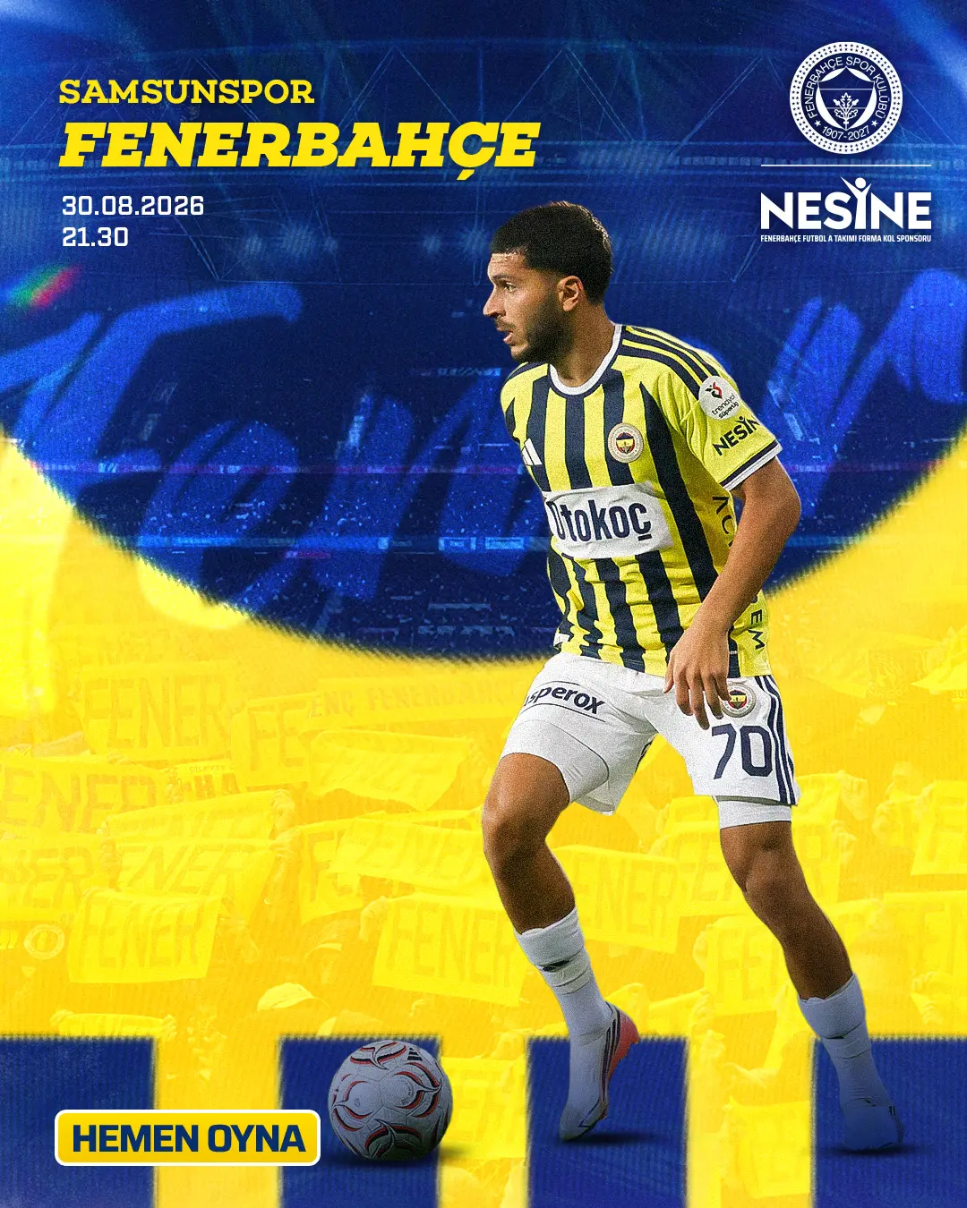 Fenerbahçe, Samsunspor Deplasmanında Galibiyet İçin Sahada