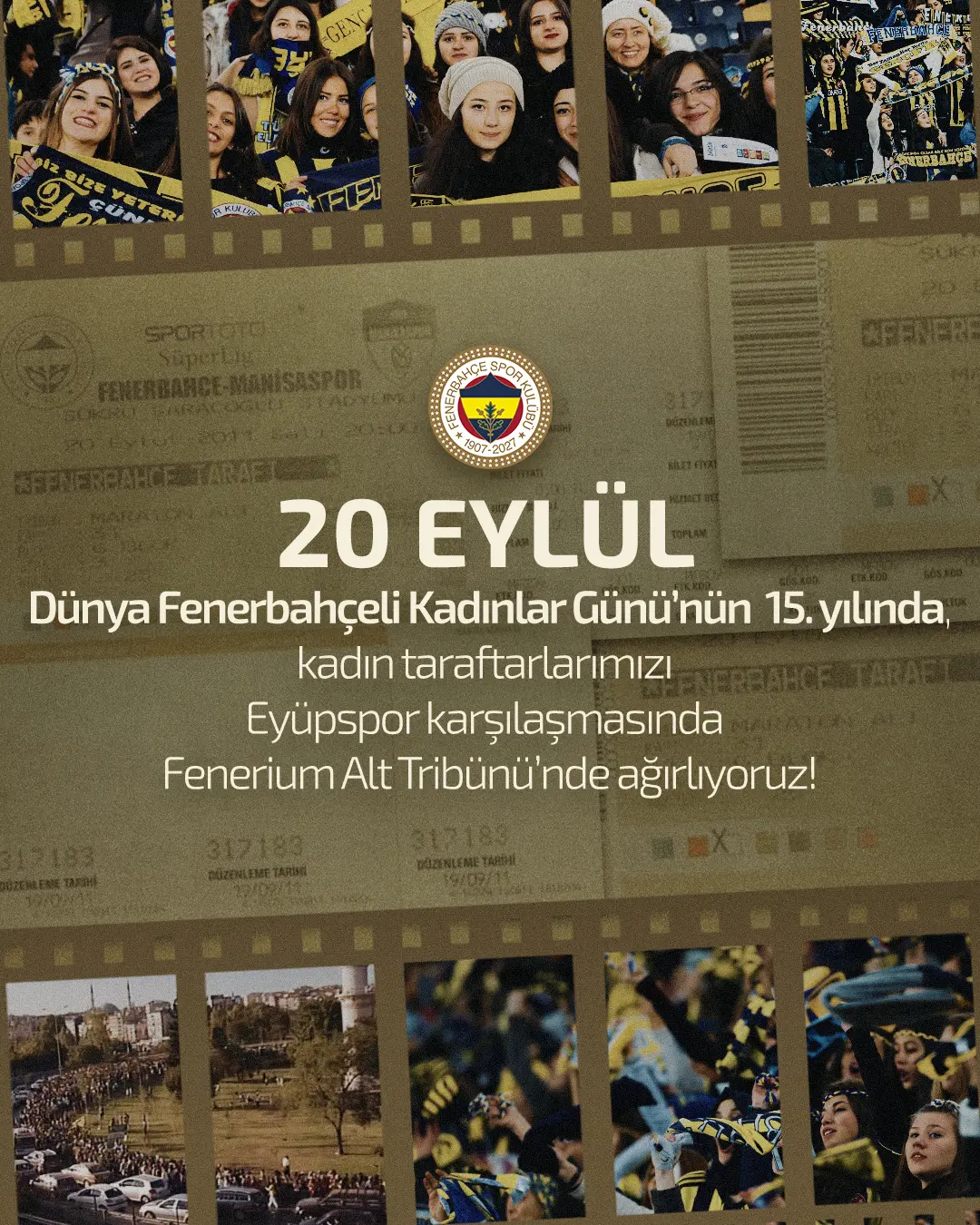 Fenerbahçe'den Kadın Taraftarlarına Özel Jest!