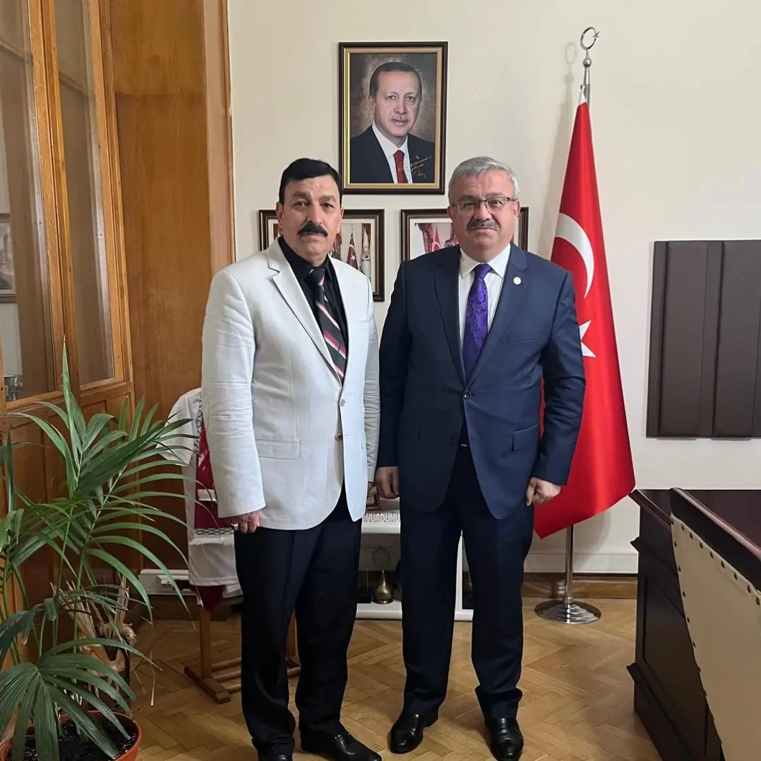 Ak Parti Milletvekili İbrahim Yurdunuseven, Işıklarlı Hemşehrimiz İlhami Özkır'ı TBMM'de Ağırladı