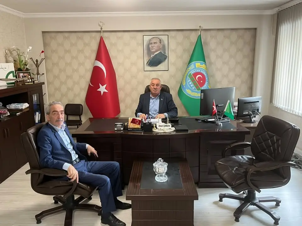 Cengiz Üstün, Ziraat Odası'nı Ziyaret Etti