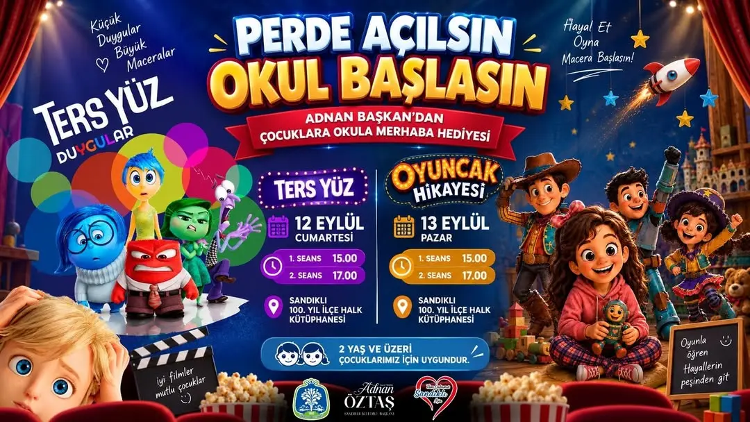Sandıklı Belediye Başkanı Adnan Öztaş'tan Çocuklara Okul Başlangıcı İçin Sürpriz