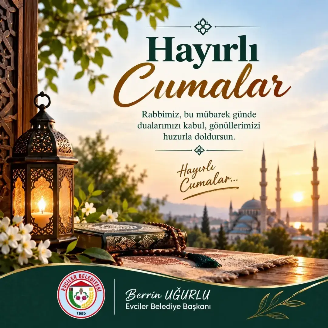 Evciler Belediye Başkanı Berrin Uğurlu'nun Cuma Mesajı