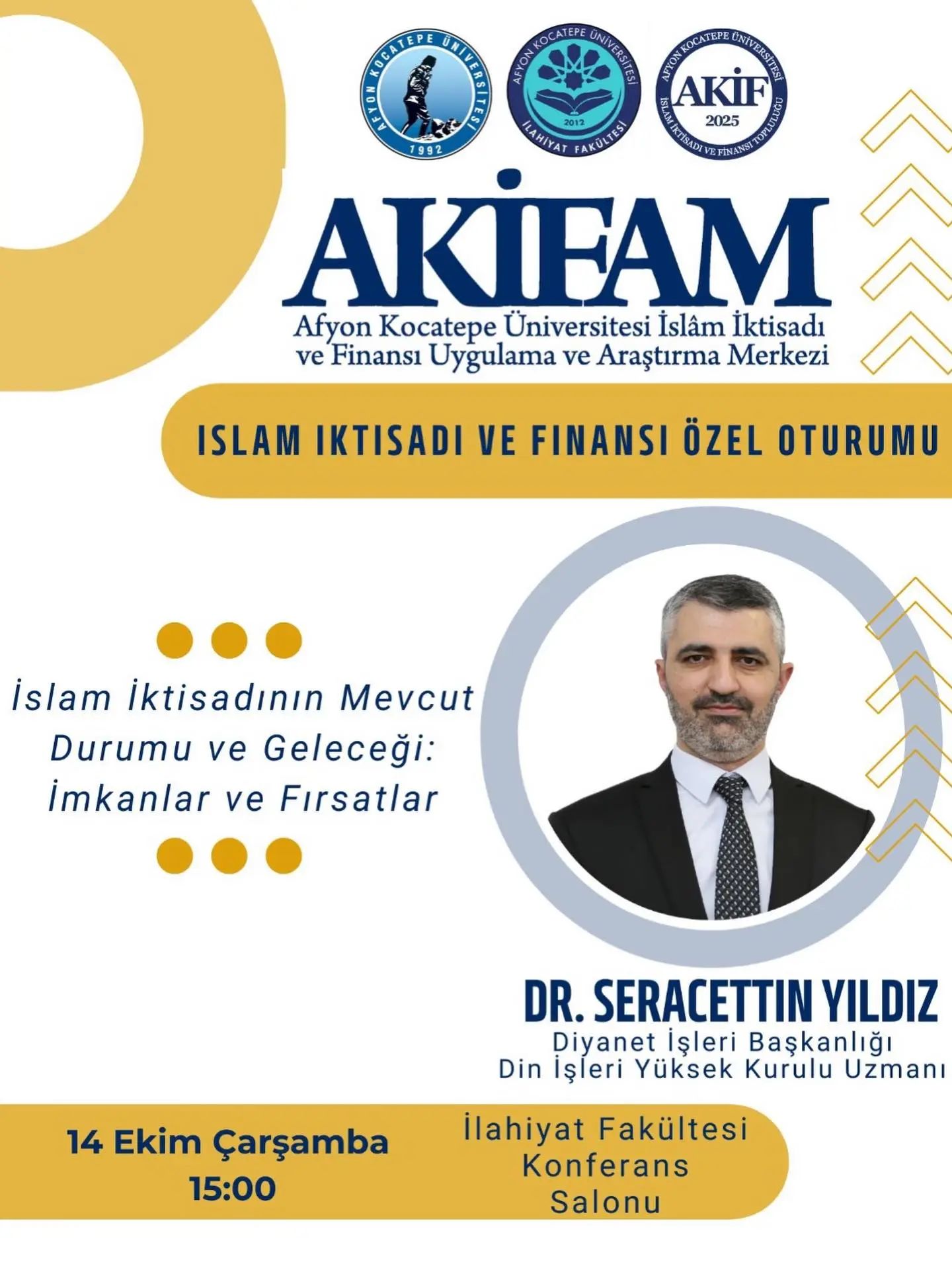 İslam İktisadı Konferansı 14 Ekim'de Düzenlenecek