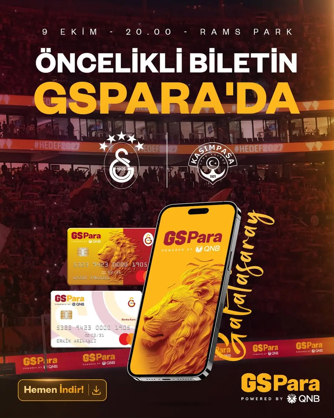 Galatasaray'dan Önemli Maç Duyurusu: RAMS Park'ta Biletler Satışta!