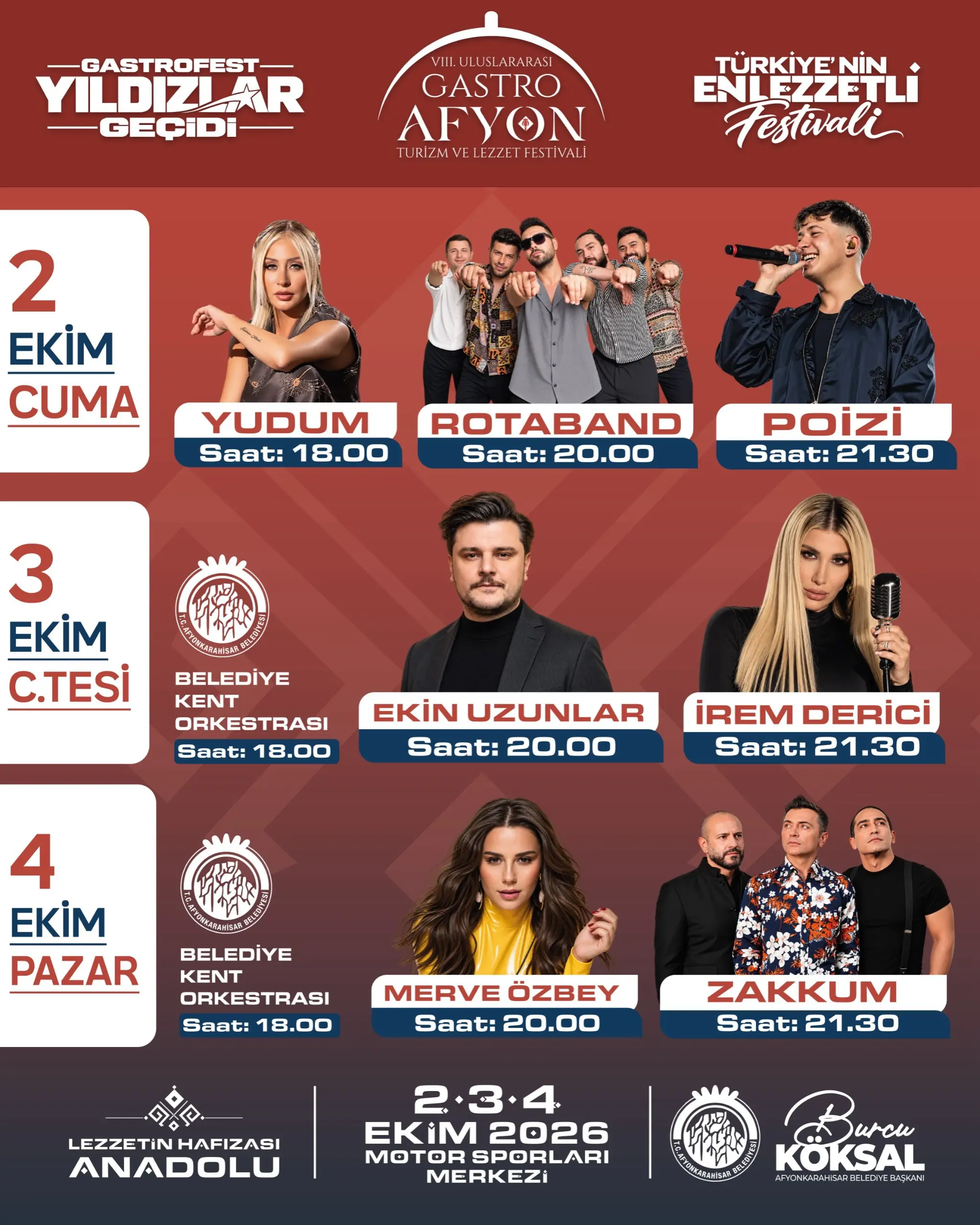 Gastro Afyon Festivali 2-4 Ekim'de
