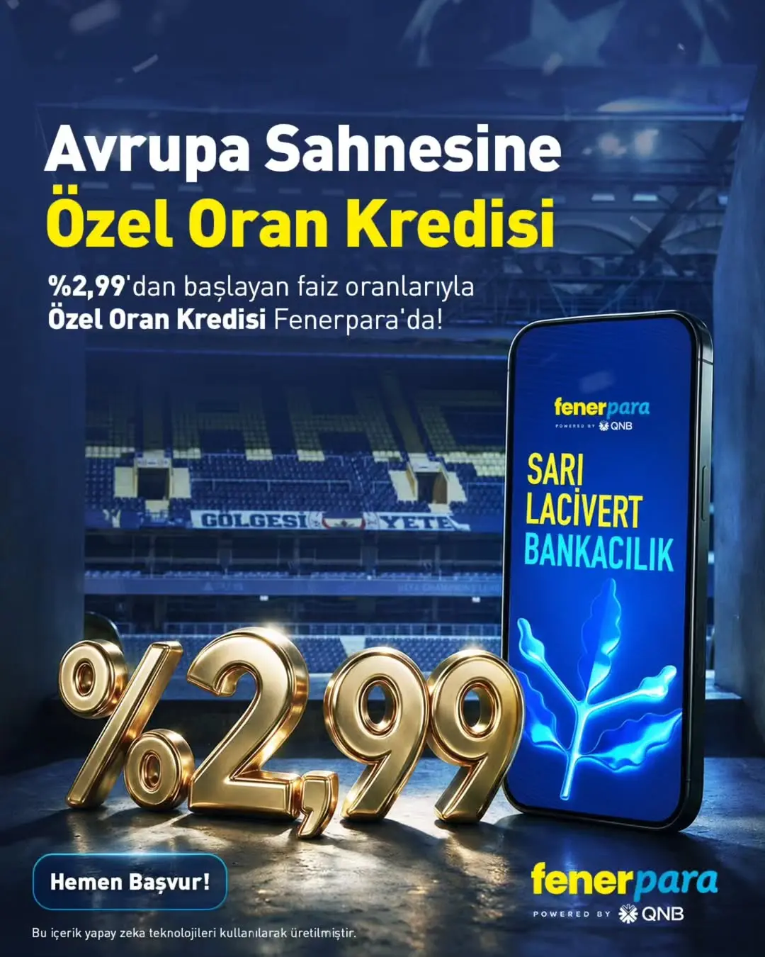Fenerbahçe'den Şampiyonlar Ligi'ne Özel Finans Fırsatı!