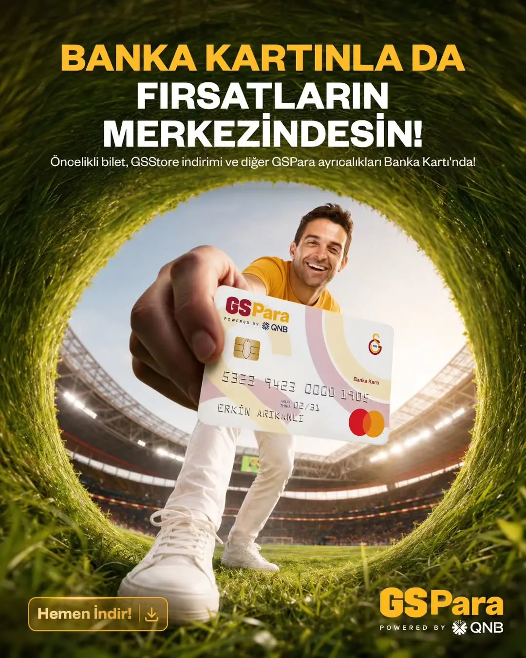 Galatasaray'dan Taraftarlara Özel GSPara Banka Kartı İle Ayrıcalıklar