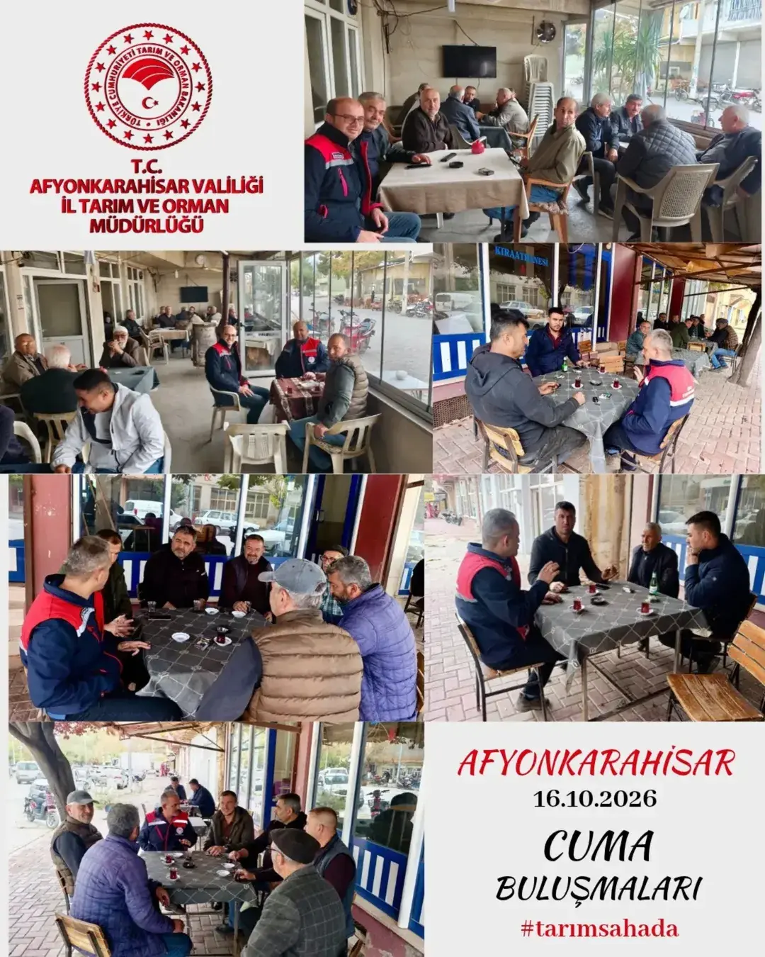 Afyonkarahisar İl Tarım Ve Orman Müdürlüğü Cuma Buluşmaları Düzenliyor