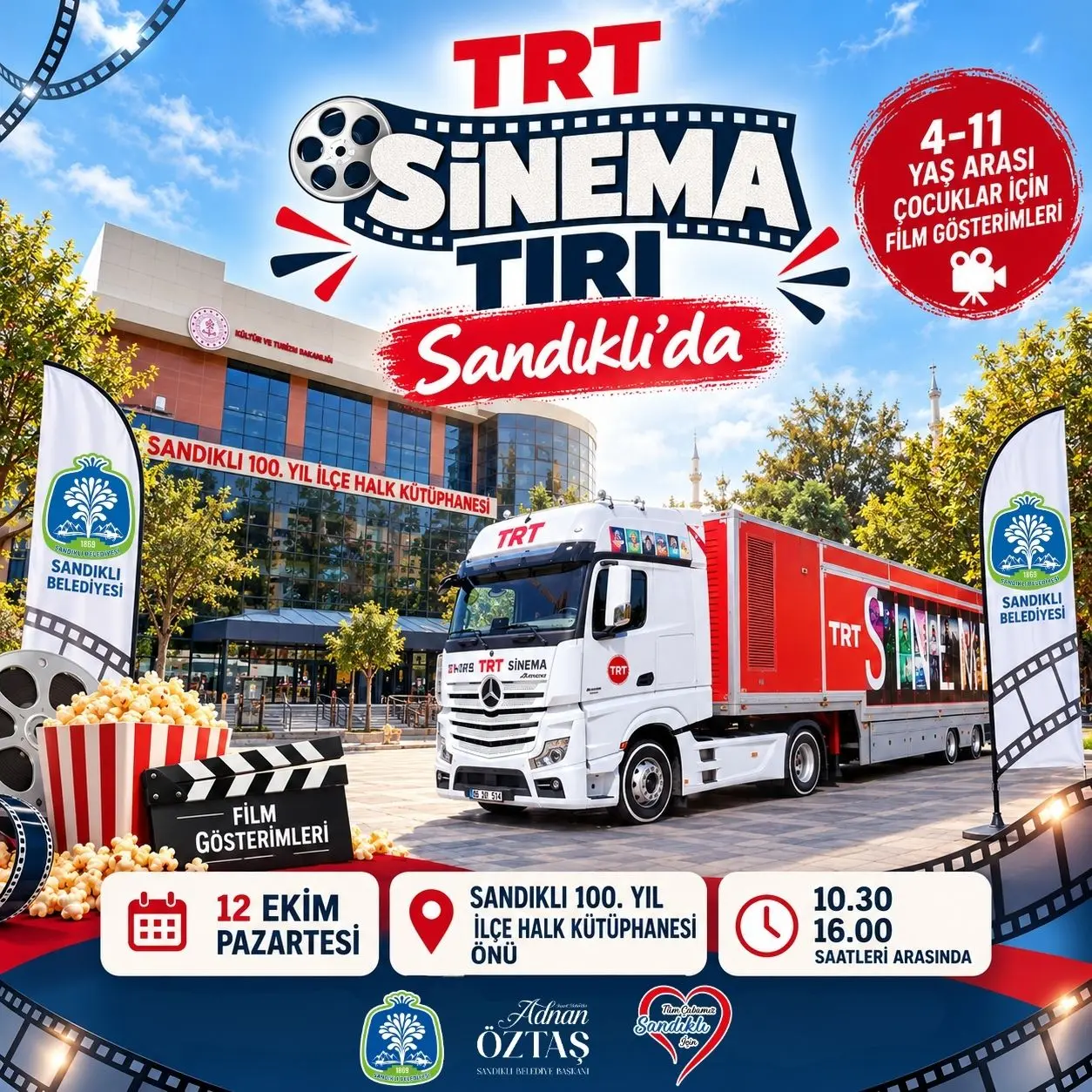 TRT Sinema Tırı Sandıklı'da