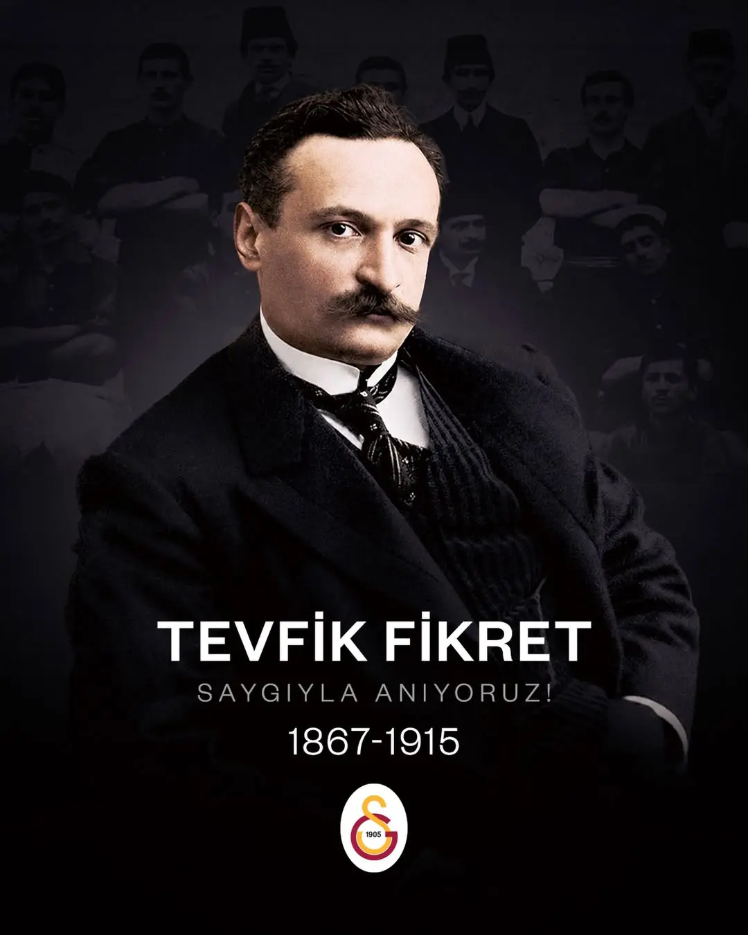 Galatasaray Spor Kulübü'nden Tevfik Fikret Anma Mesajı