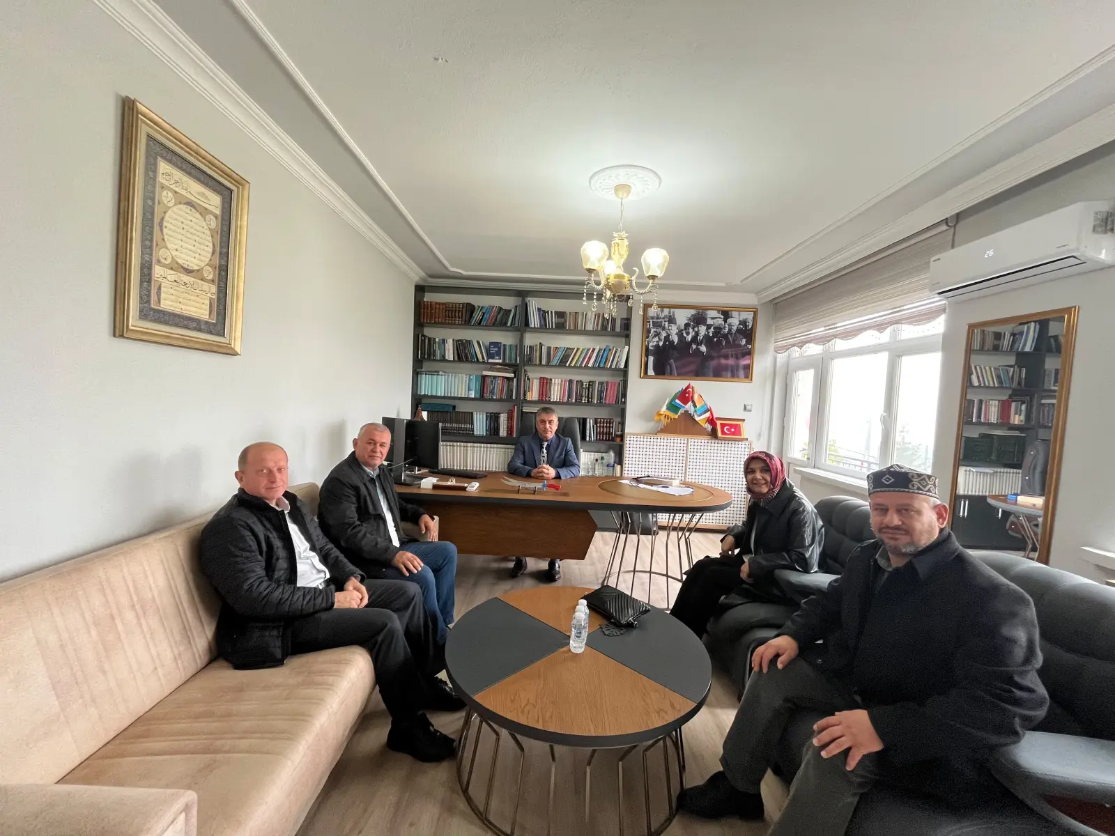 İhsaniye'de Müftü Halil Kara'ya Ziyaret Gerçekleşti