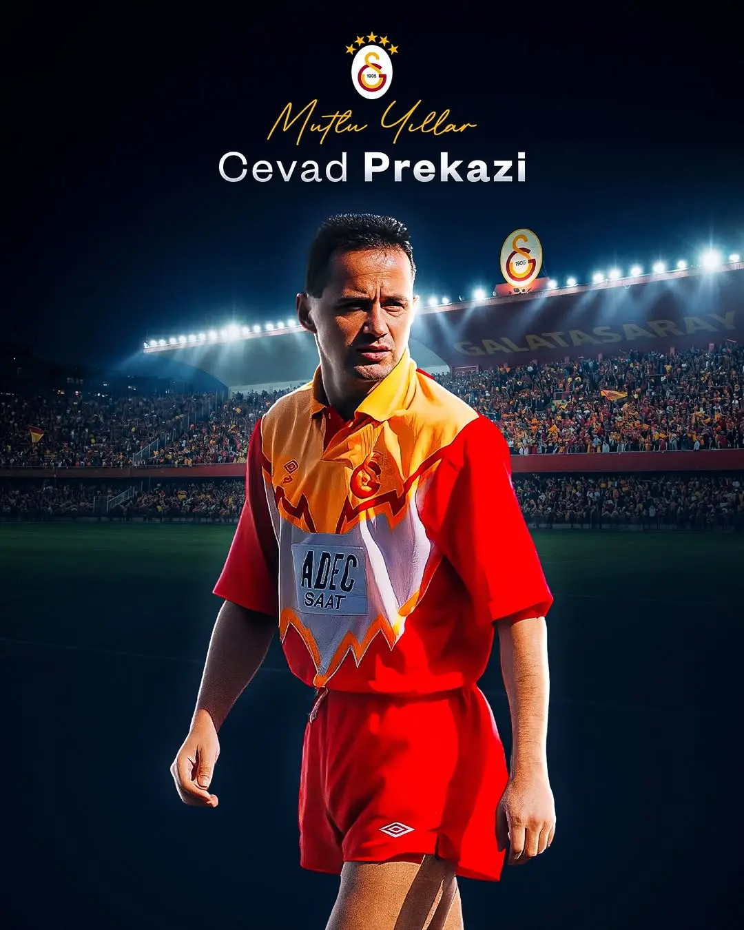 Galatasaray Spor Kulübü'nün Efsane Futbolcusu Cevad Prekazi'nin Doğum Günü Kutlaması