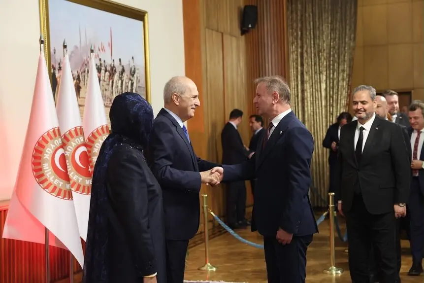 Rektör Aslan TBMM Resepsiyonuna Katıldı