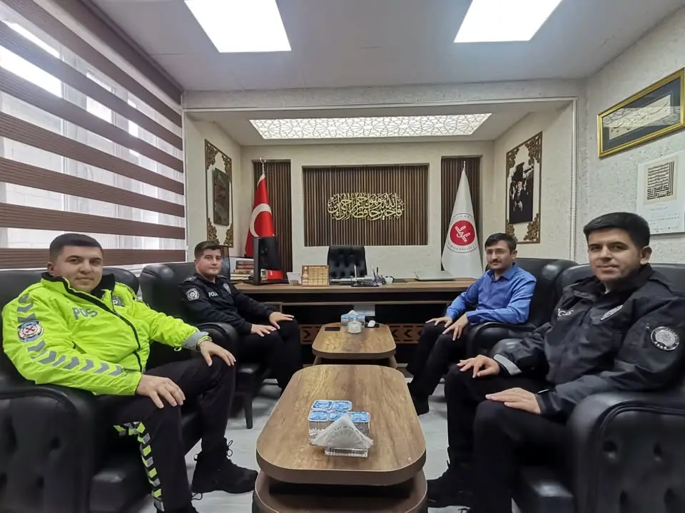 İlçe Emniyet Amirliğinden Müftülüğümüze Ziyaret