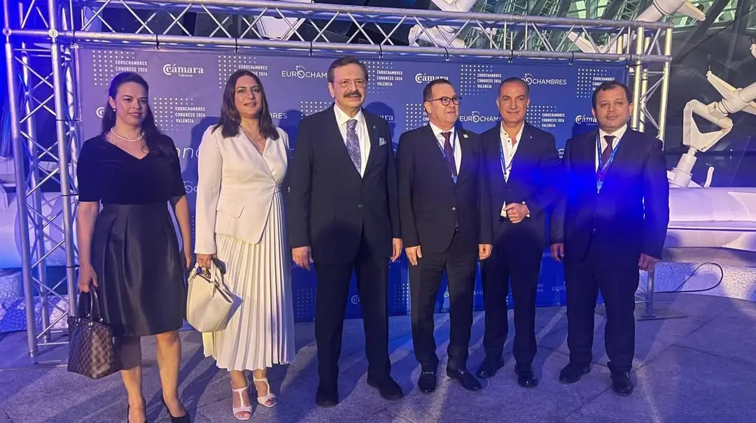 Kıbrıs Türk Ticaret Odası Başkanı Turgay Deniz ve Heyeti Eurochambres Kongresi'nde Buluştu