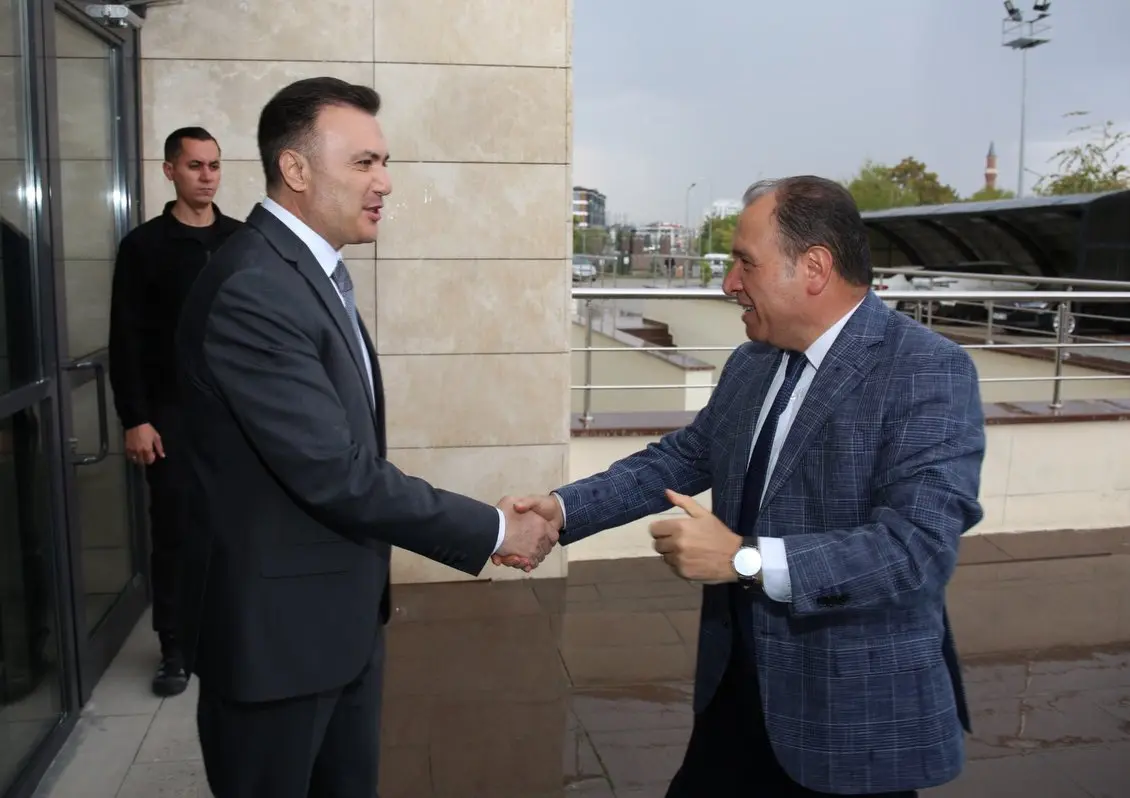 AKÜ Rektörü Emniyet Müdürü'ne Ziyarette Bulundu