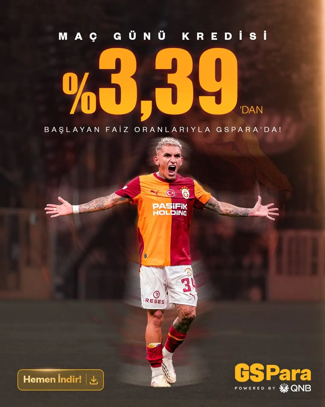 Galatasaray GSPara ile Taraftarlarına Maç Günü Kredilerini Geri Getiriyor