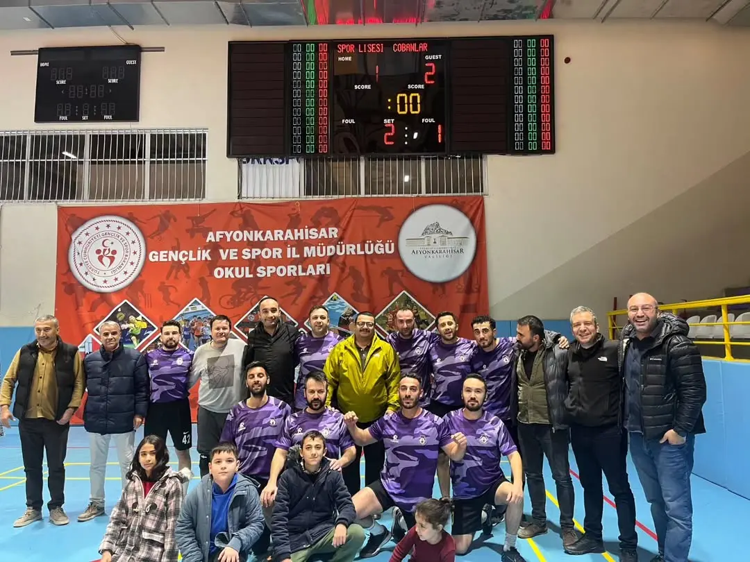 Çobanlar İlçe Millî Eğitim Müdürlüğü Futsal Takımı İl Şampiyonu Oldu
