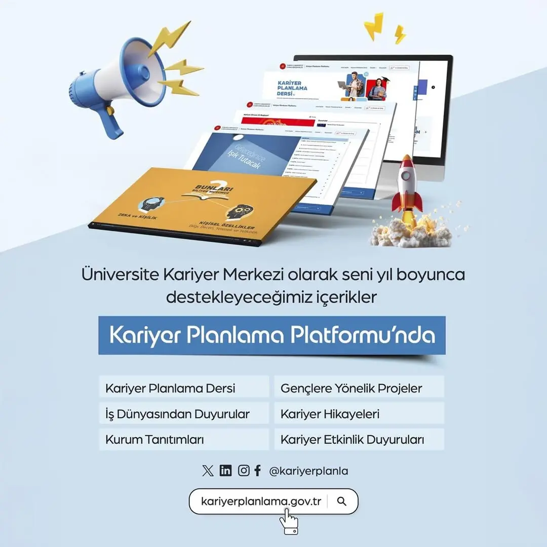 Afyon Kocatepe Üniversitesi Kariyer Planlama Platformu Erişime Açıldı!