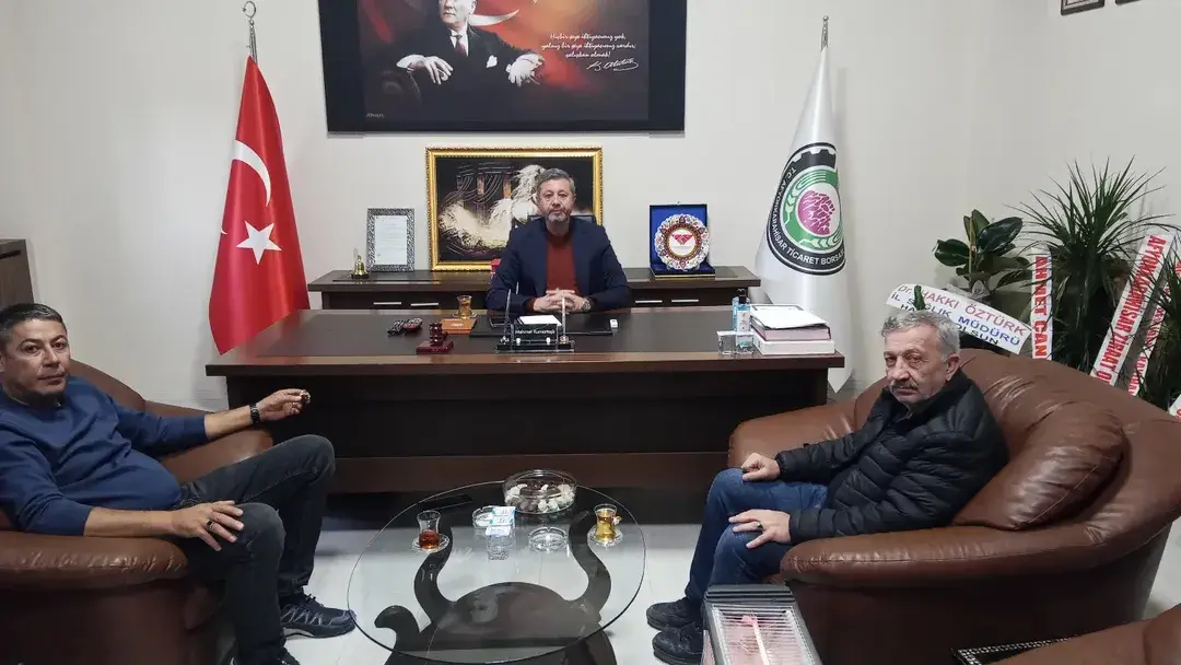 Afyonkarahisar Ticaret Borsası Meclis Başkanı Mehmet Kumartaşlı'ya İş İnsanlarından Ziyaret
