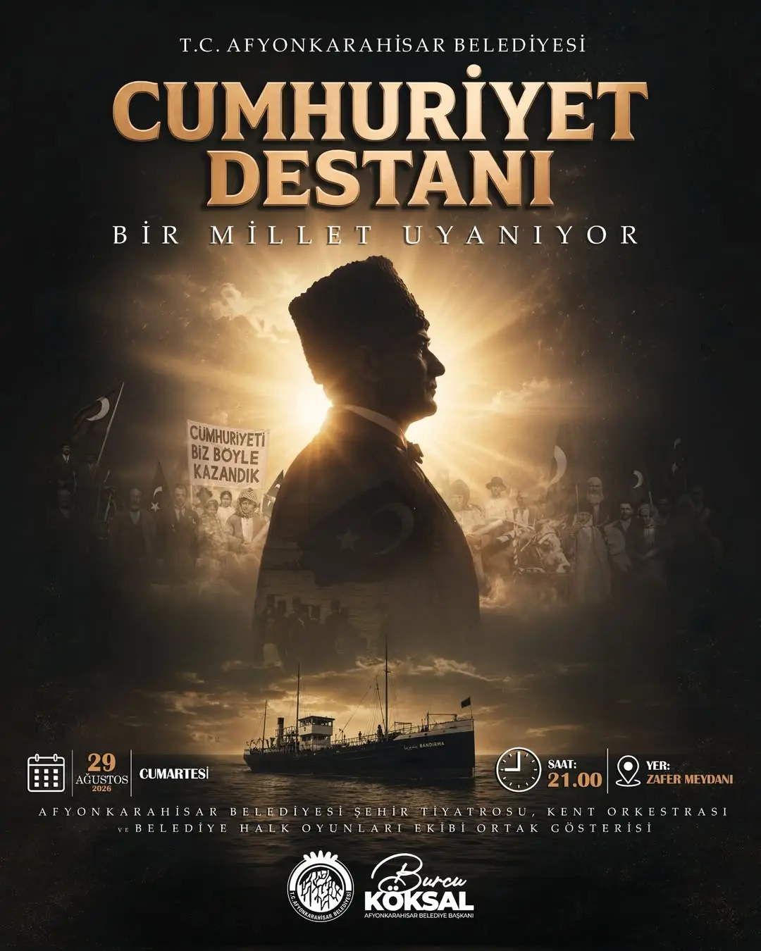 Afyonkarahisar Belediye Başkanı Burcu Köksal'dan Zafer Haftası Etkinliği Duyurusu