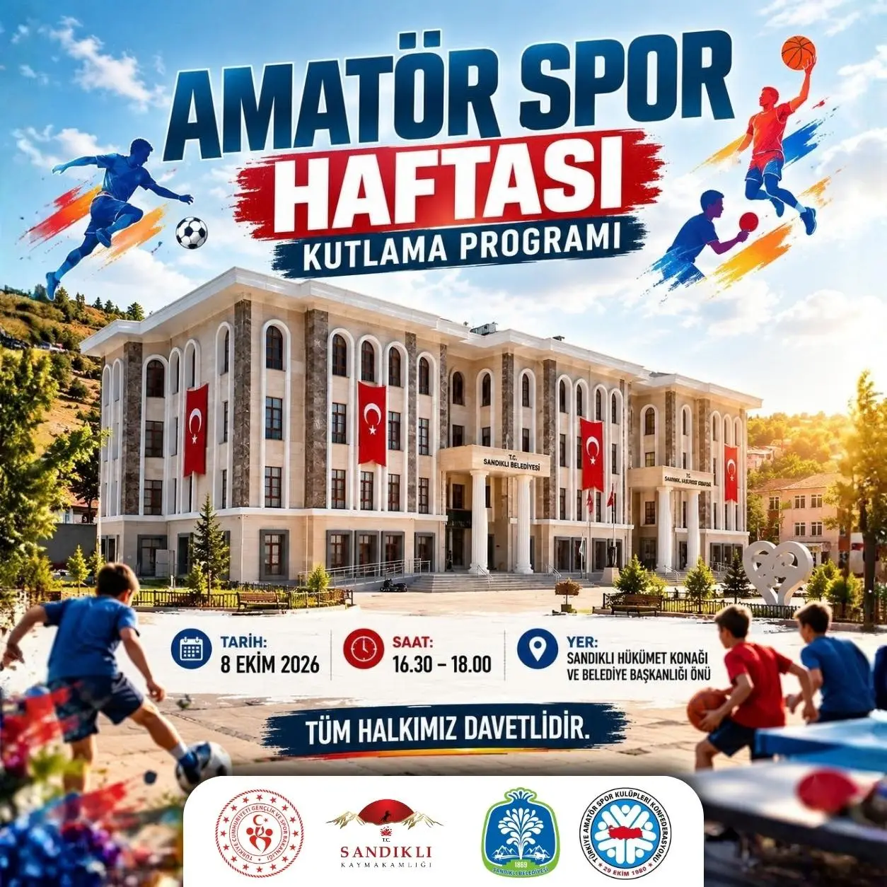 Amatör Spor Haftası Kutlama Programı Duyuruldu