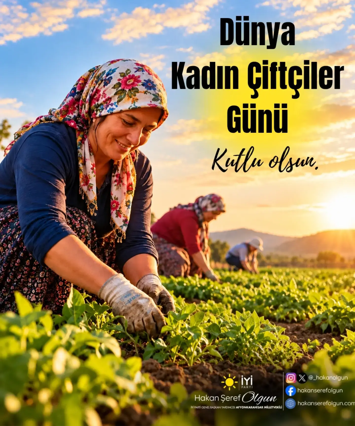 Dünya Kadın Çiftçiler Günü kutlandı