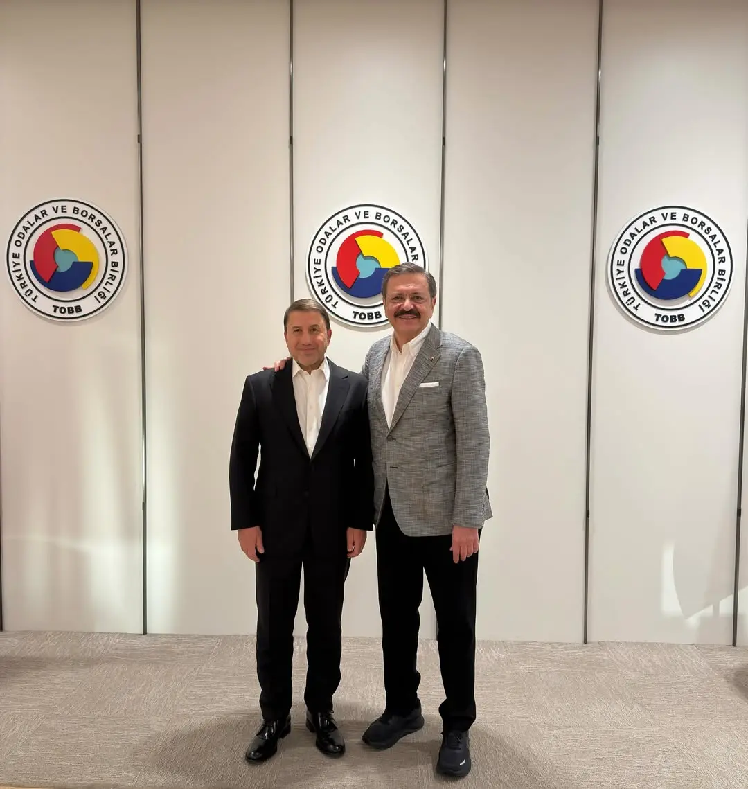TOBB Başkanı Mustafa Rifat Hisarcıklıoğlu, Siirt Ticaret ve Sanayi Odası Yönetim Kurulu Başkanı Güven Kuzu'yu Ziyaret Etti