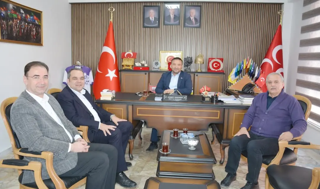 MHP Afyonkarahisar İl Başkanlığı'ndan Ahmet Kahveci'ye Ziyaret