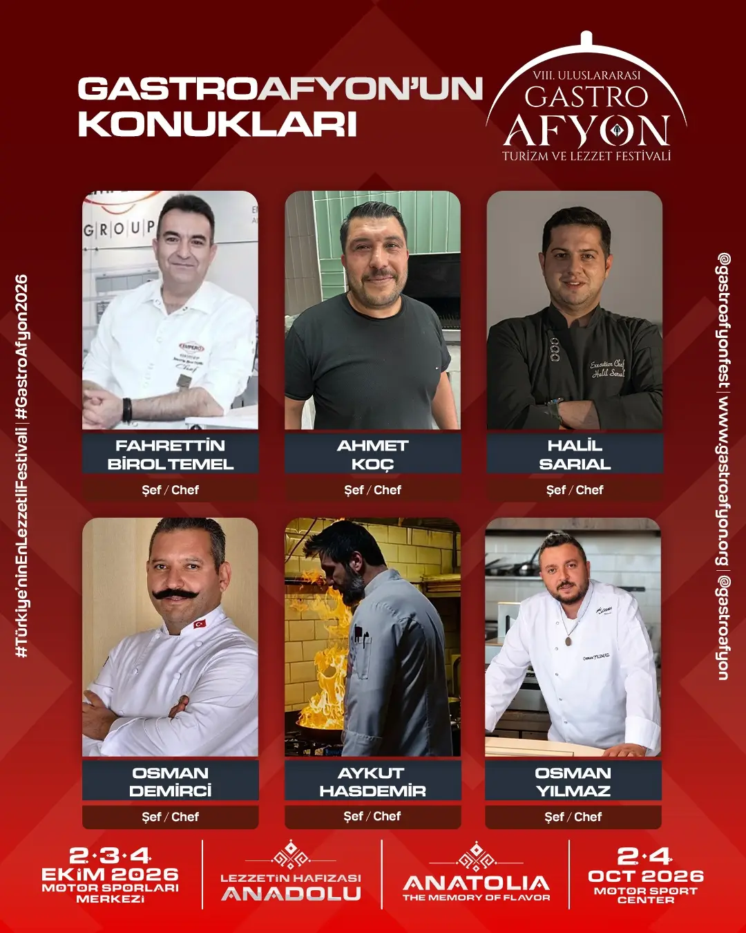 Afyonkarahisar VIII. Uluslararası GastroAfyon Turizm ve Lezzet Festivali'ne Ev Sahipliği Yapacak!