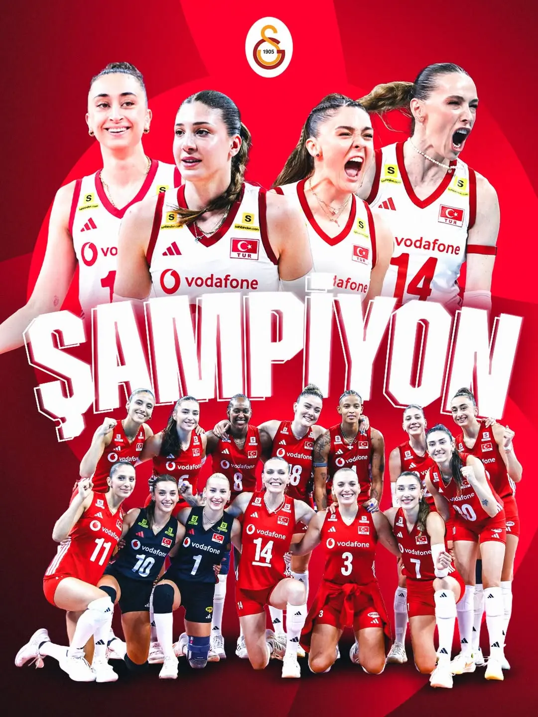 Filenin Sultanları Üst Üste İkinci Kez Avrupa Şampiyonası'nda Şampiyon Oldu