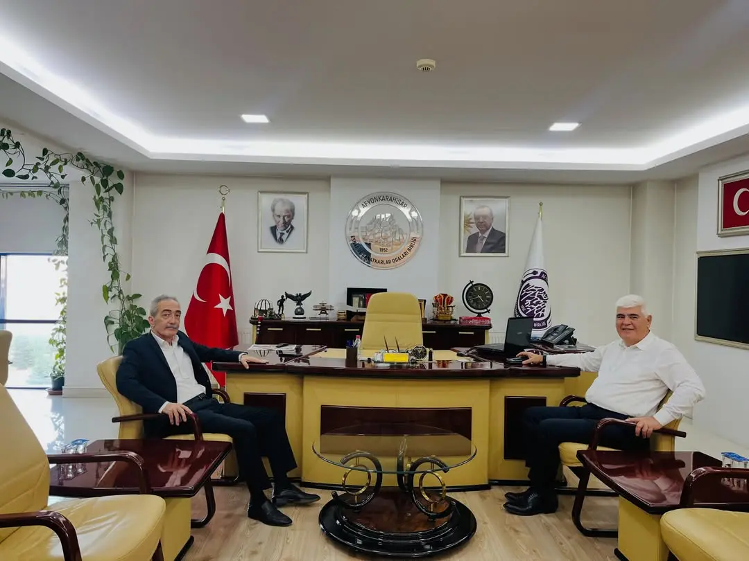 Türkiye Terziler Federasyon Başkanı Afyonkarahisar Esnaf ve Sanatkarlar Odaları Birliği'ni Ziyaret Etti