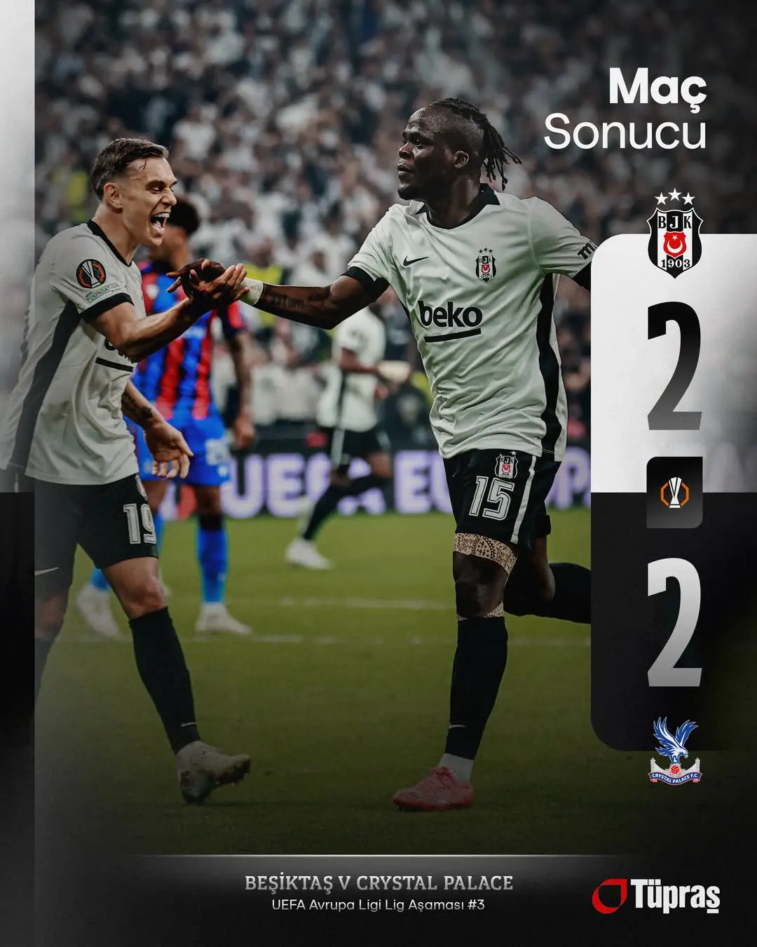 Maç bitti....