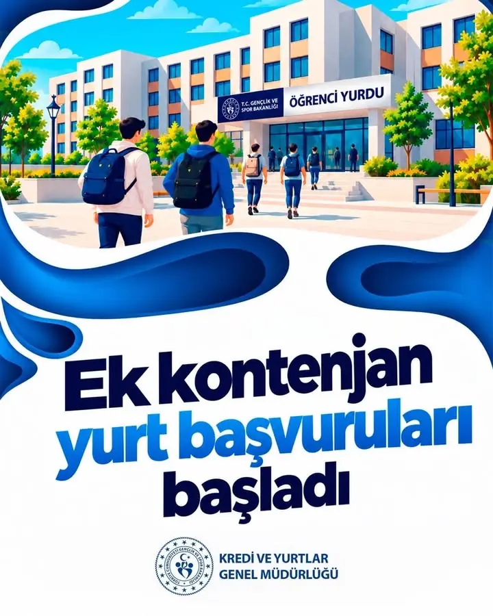 Afyonkarahisar Gençlik ve Spor İl Müdürlüğü Ek Kontenjan Yurt Başvuru Duyurusu