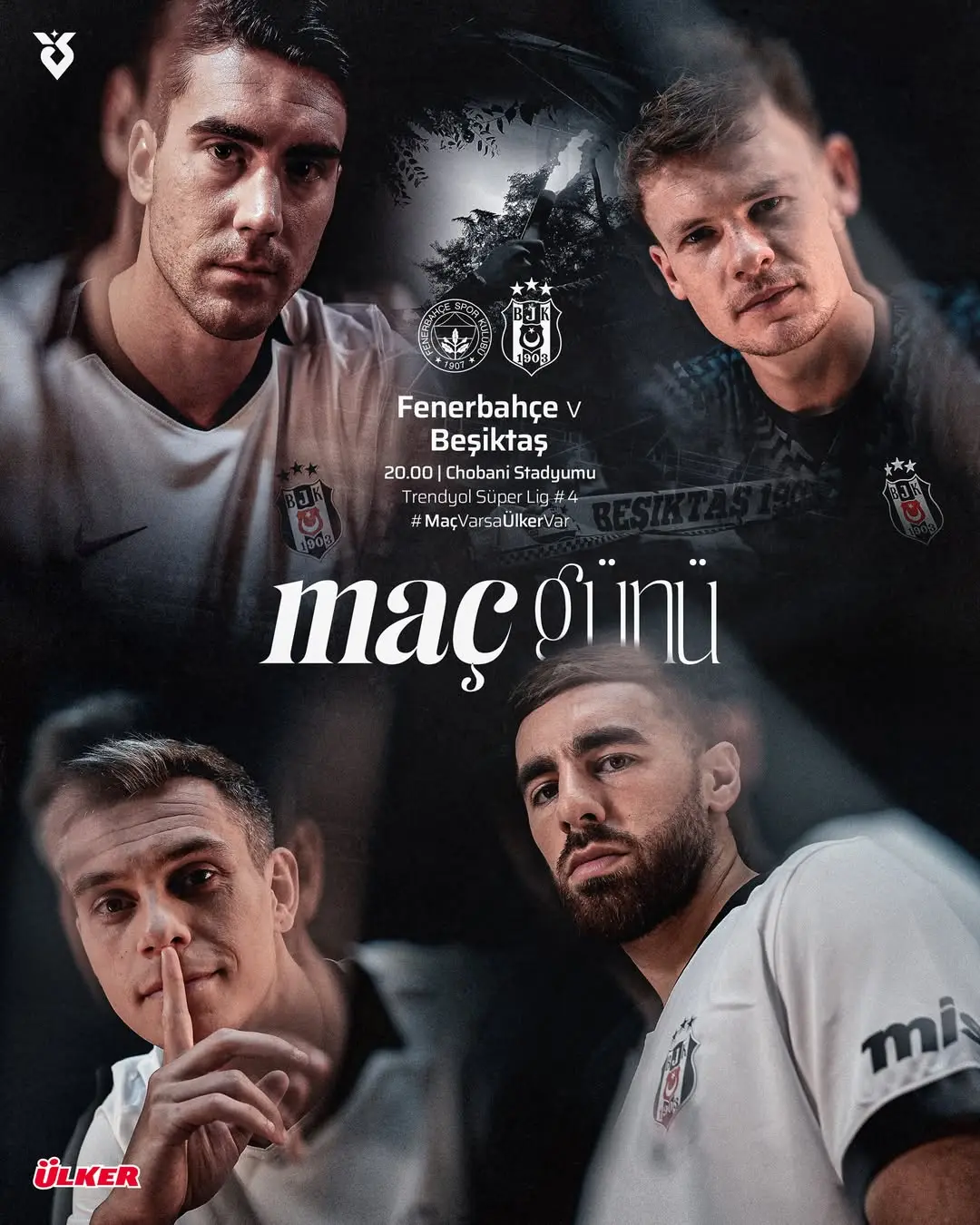 Beşiktaş'ın Süper Lig'deki Fenerbahçe Maçı Bugün