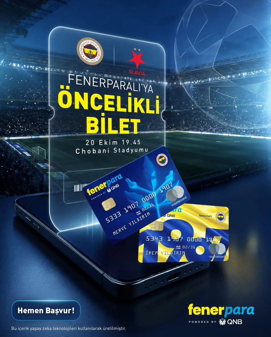 Fenerbahçe'den Özel Bilet Fırsatı: Şampiyonlar Ligi Maçı için Öncelikli Bilet Hakkı!