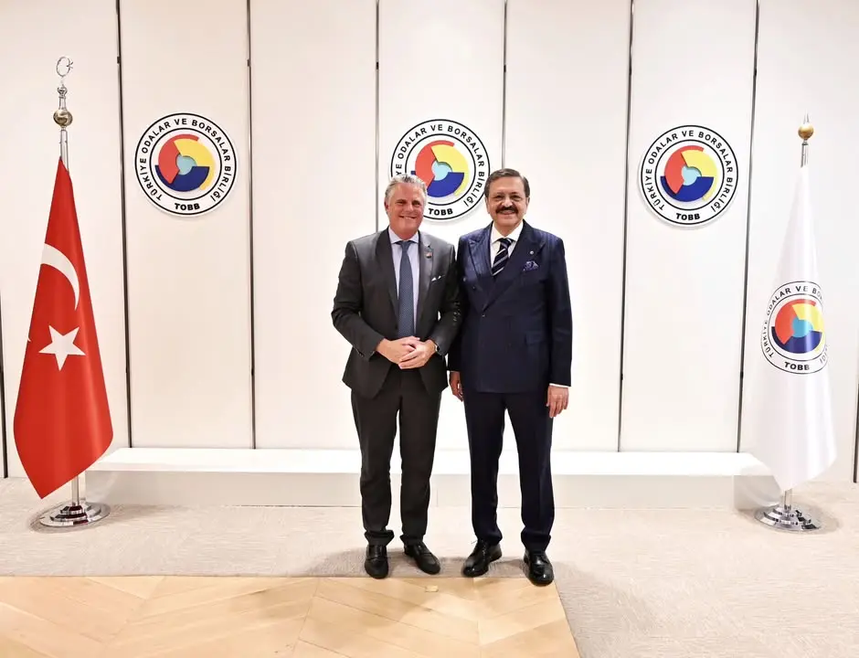 TOBB Başkanı Mustafa Rifat Hisarcıklıoğlu İsviçre Ticaret ve Sanayi Odası Başkanı Vincent Subilia'yı Birliğinde Ağırladı