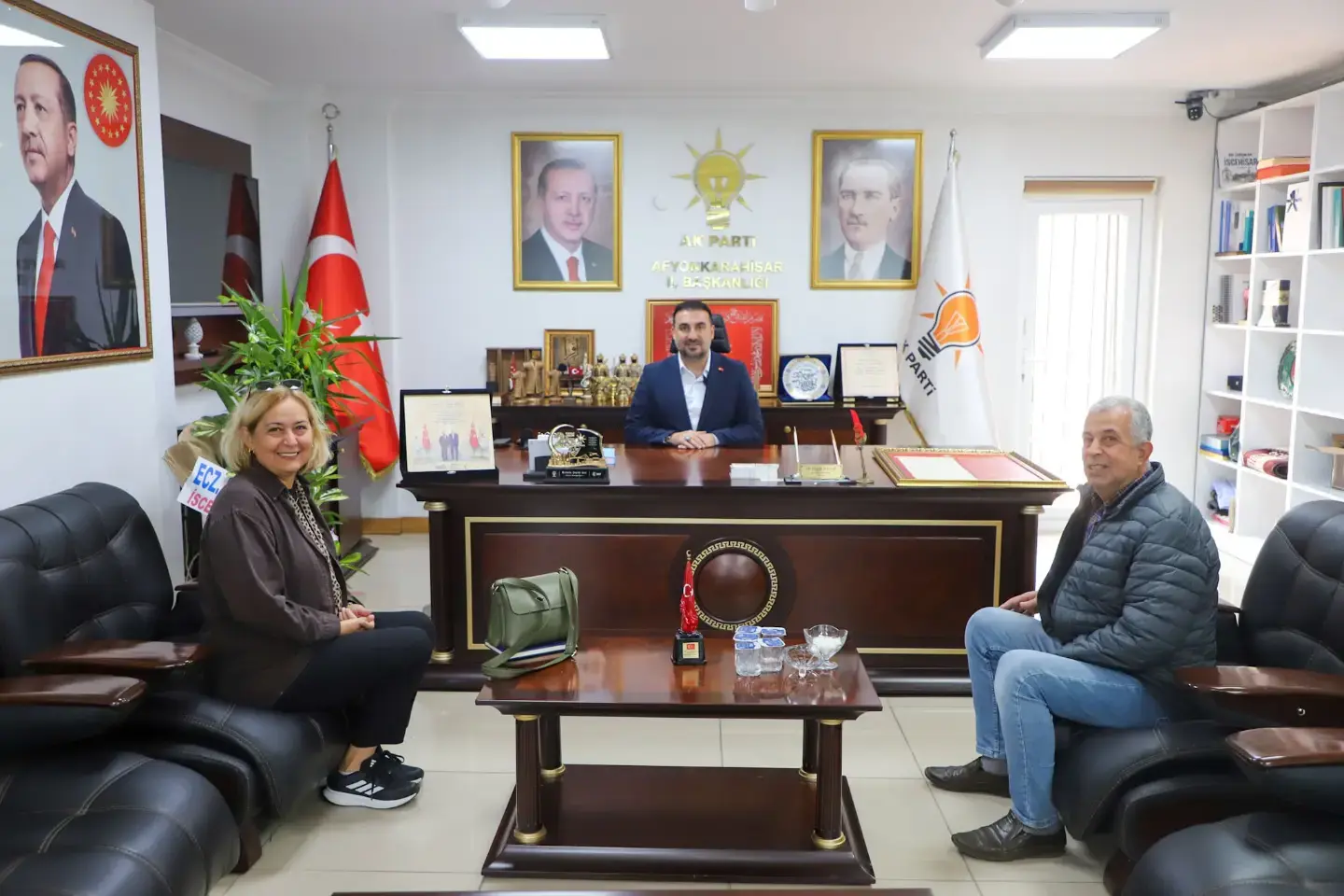 İl Başkanlığı'nda önemli ziyaret gerçekleşti