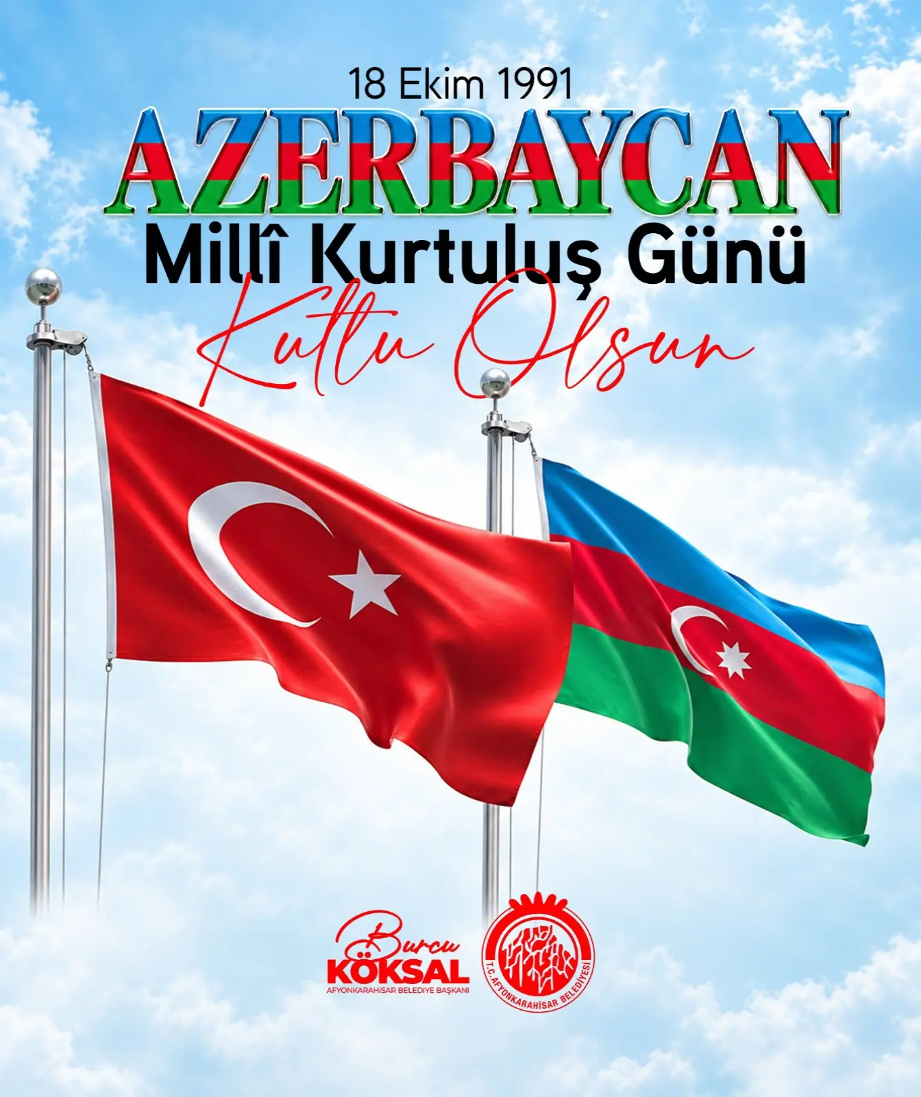 Azerbaycan'ın Bağımsızlık Günü Kutlandı
