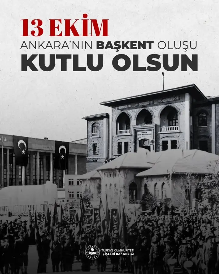 Ankara'nın Başkent İlan Edilişinin 103. Yıl Dönümü Kutlandı